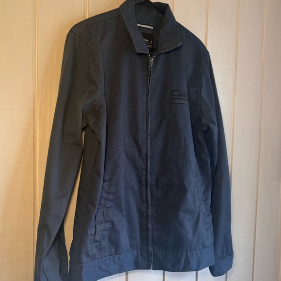 RVCA Navy Blue Lightweight Bomber Jacket - Picture 4 of 7